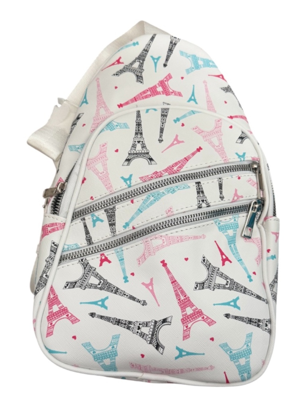 Blush Crush Multicolor Eiffel Tower Print Sling